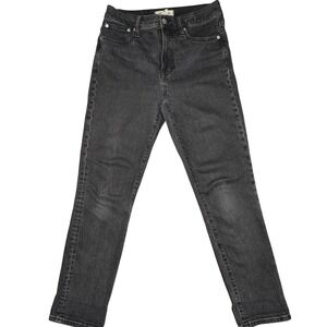 Madewell Jeans Womens 26 Black The Perfect Vintage High Rise Fair Trade Denim